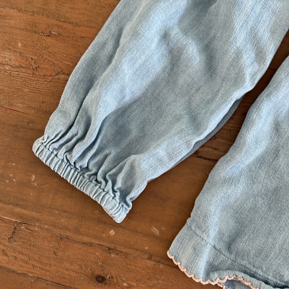 Matilda Jane smocked chambray top - Picture 2 of 5